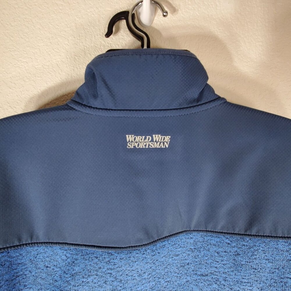 World Wide Sportsman Echo Windproof Blue Full-Zip Jacket Womans Large - Picture 3 of 12